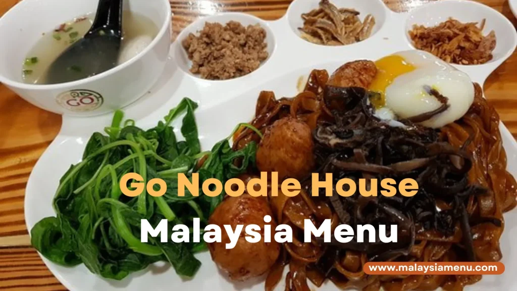 Go Noodle House Menu